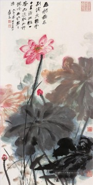 张大千 Zhang Daqian Chang Dai chien Werke - Chang dai chien lotus 25 alte China Tinte